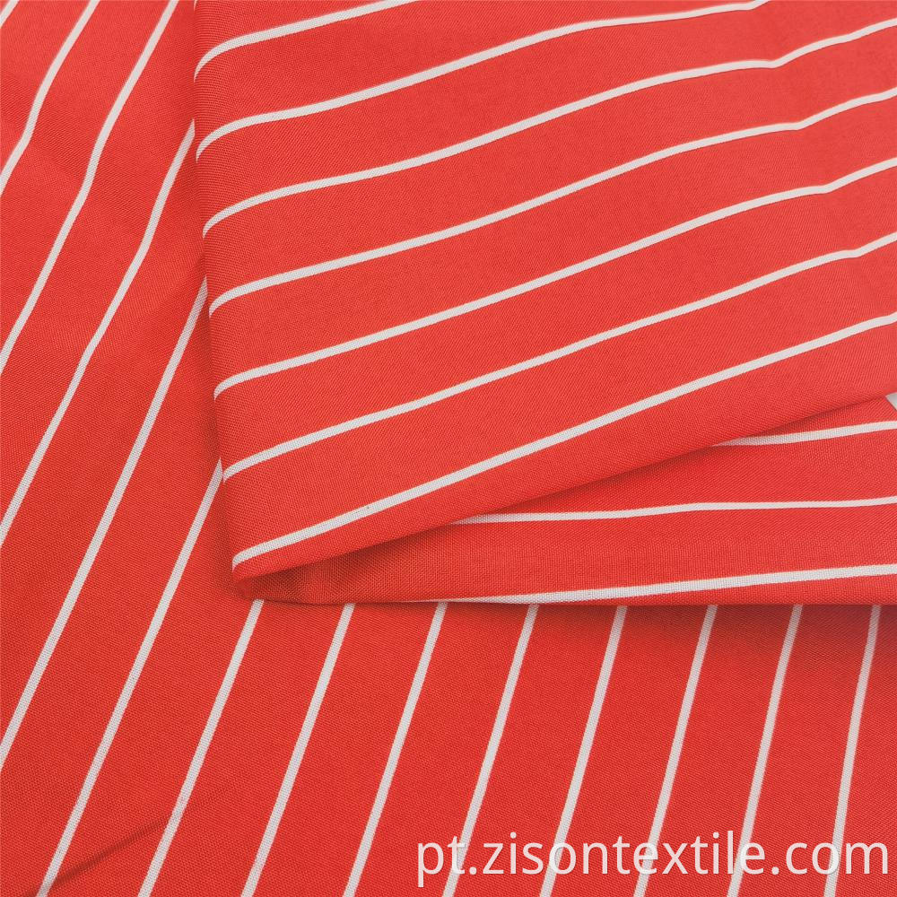 Striped Dyed Yarn Polyester Woven Printed Pongee Fabrics